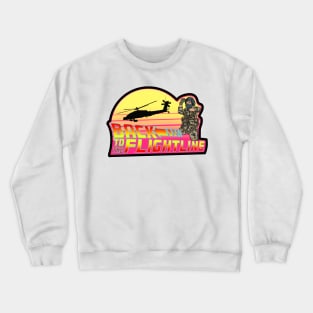 Back to the flightine! Crewneck Sweatshirt